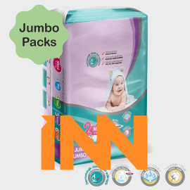 INNHJ-HUB-001 MODEL WHOLESALE NEWBORN MINI MIDI MAXI JUNIOR EXTRA LARGE FLEXIBLE UNISEX PREMIUM ABSORBENT DIAPERS
